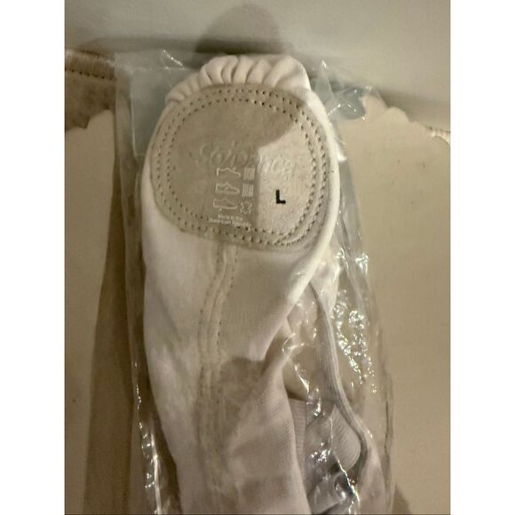 So Danca Womens Stretch Canvas Split Sole Dance Ballet Shoes White Size 40.5 NWT - Picture 2 of 8